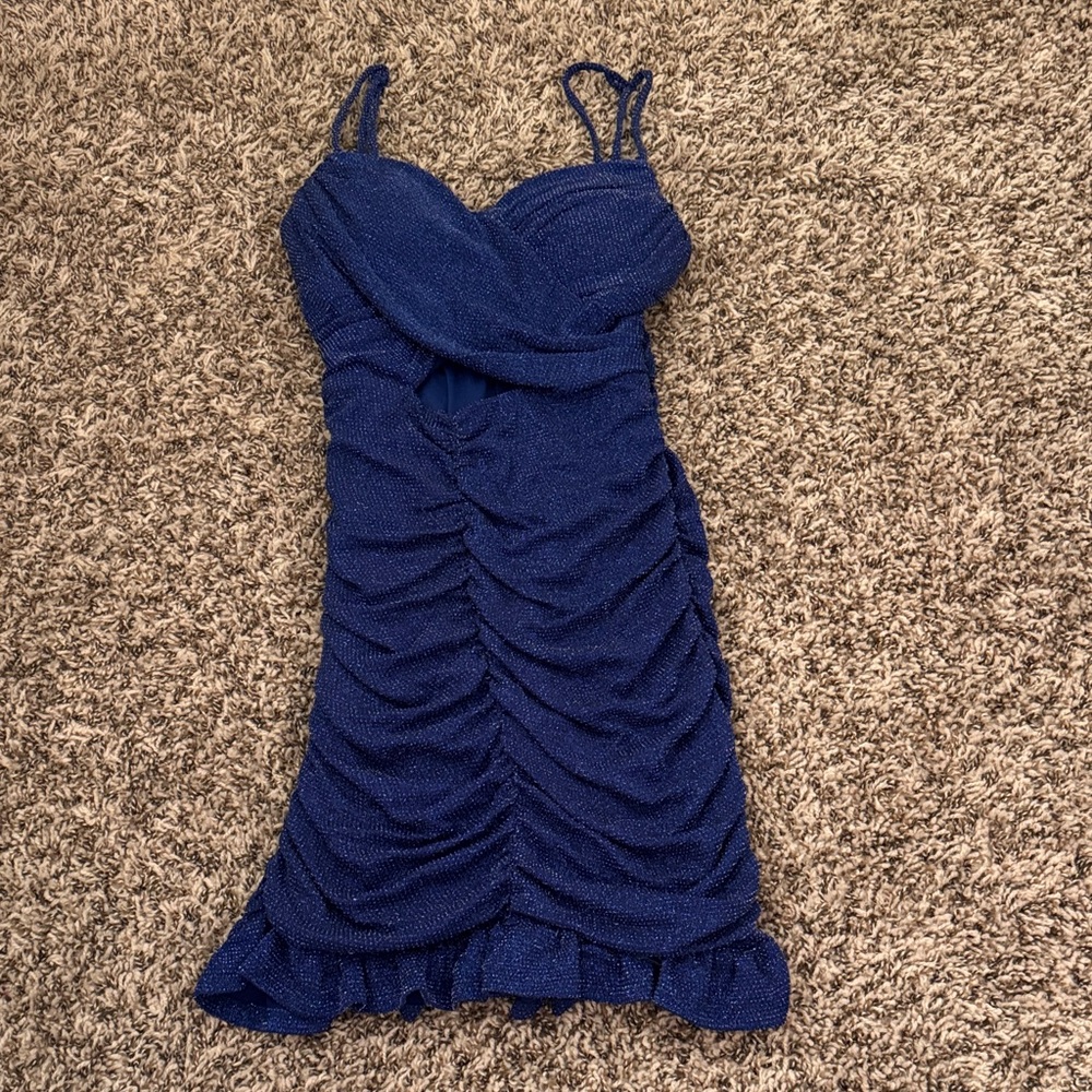 Blue Mini Dress